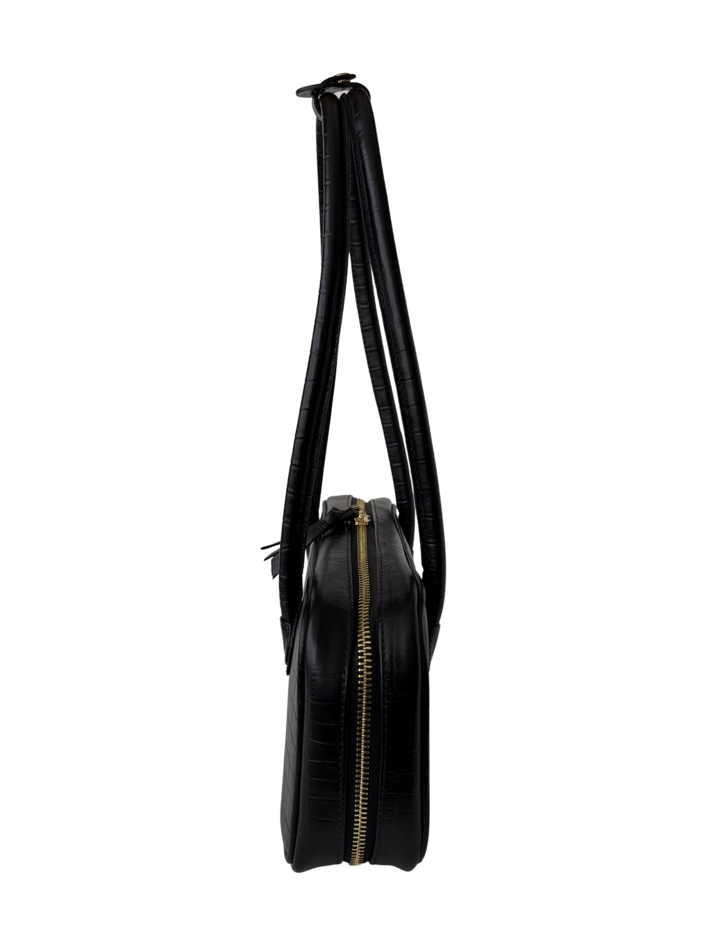 LENA BAUL BAG CROCO NEGRO