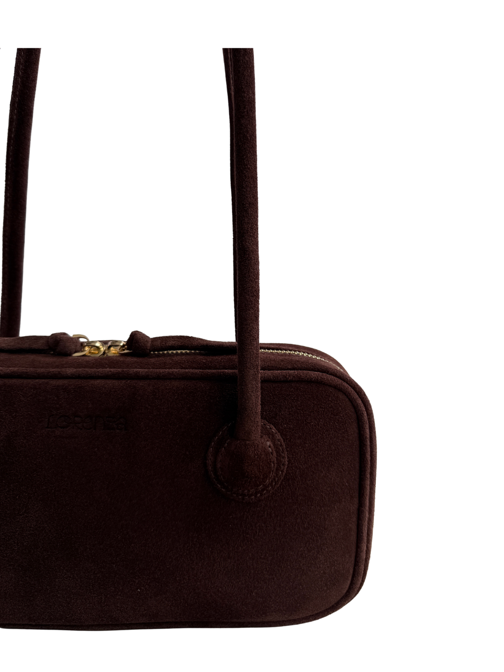 LENA BAUL BAG SUEDE CHOCOLATE