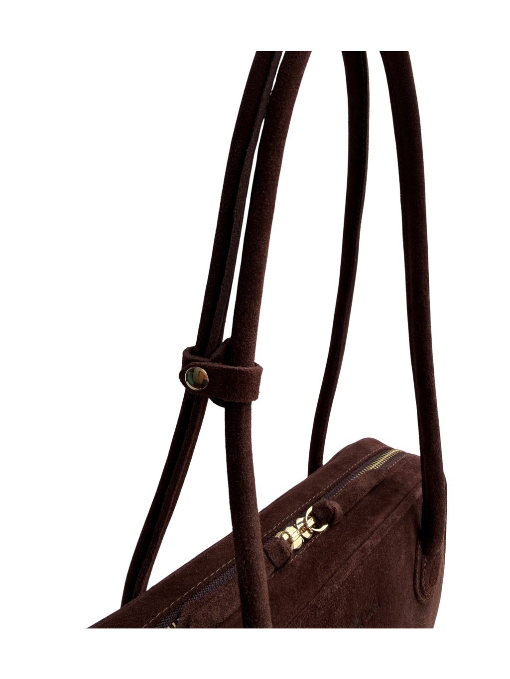 LENA BAUL BAG SUEDE CHOCOLATE