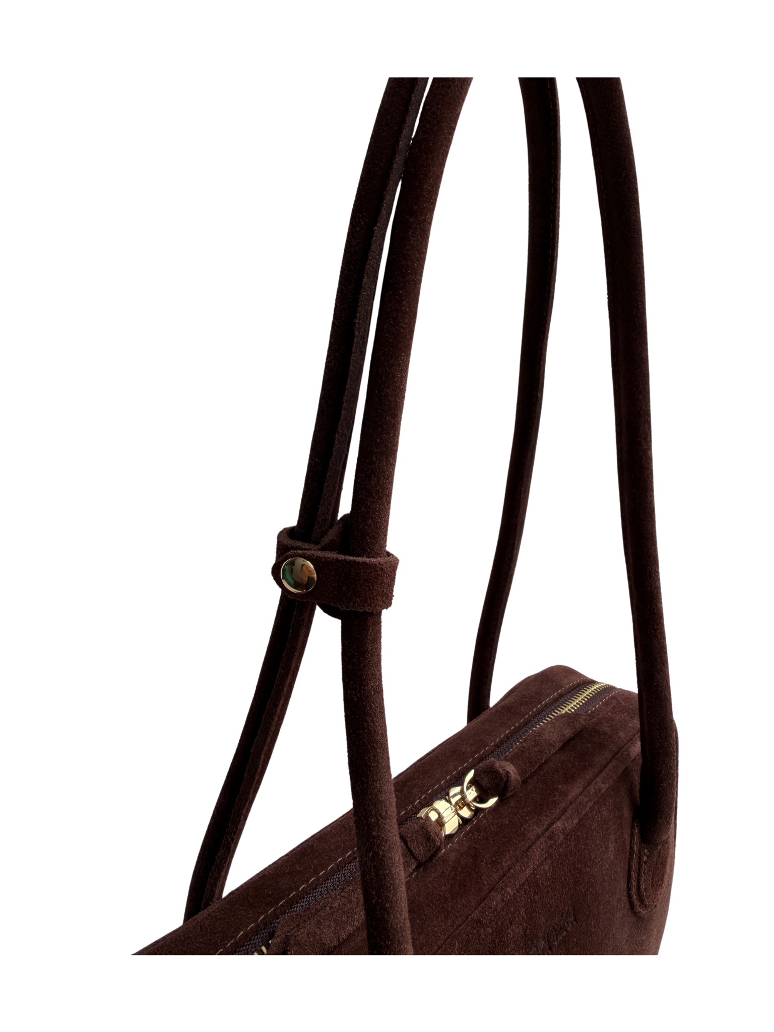 LENA BAUL BAG SUEDE CHOCOLATE
