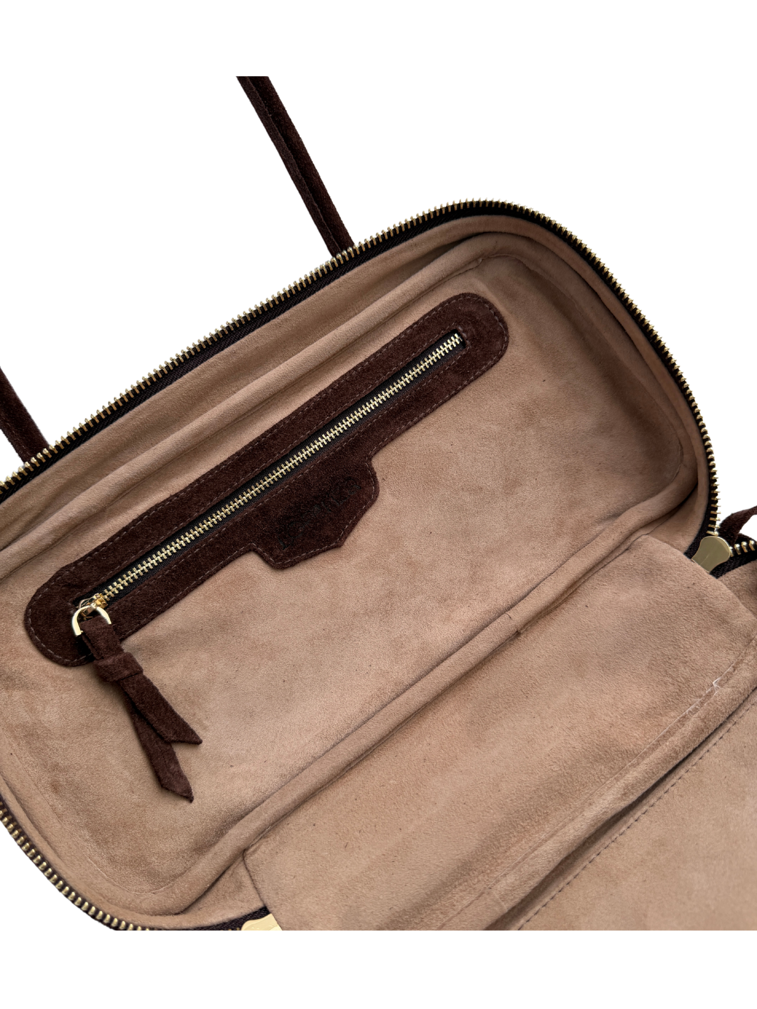 LENA BAUL BAG SUEDE CHOCOLATE