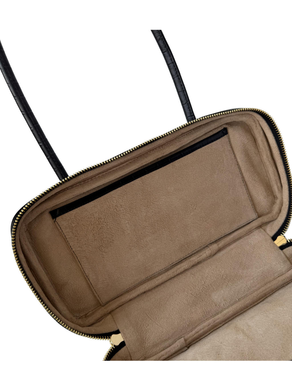LENA BAUL BAG CROCO NEGRO