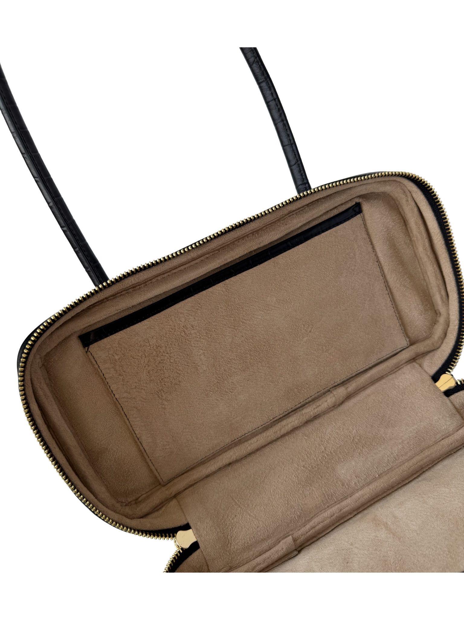 LENA BAUL BAG CROCO NEGRO
