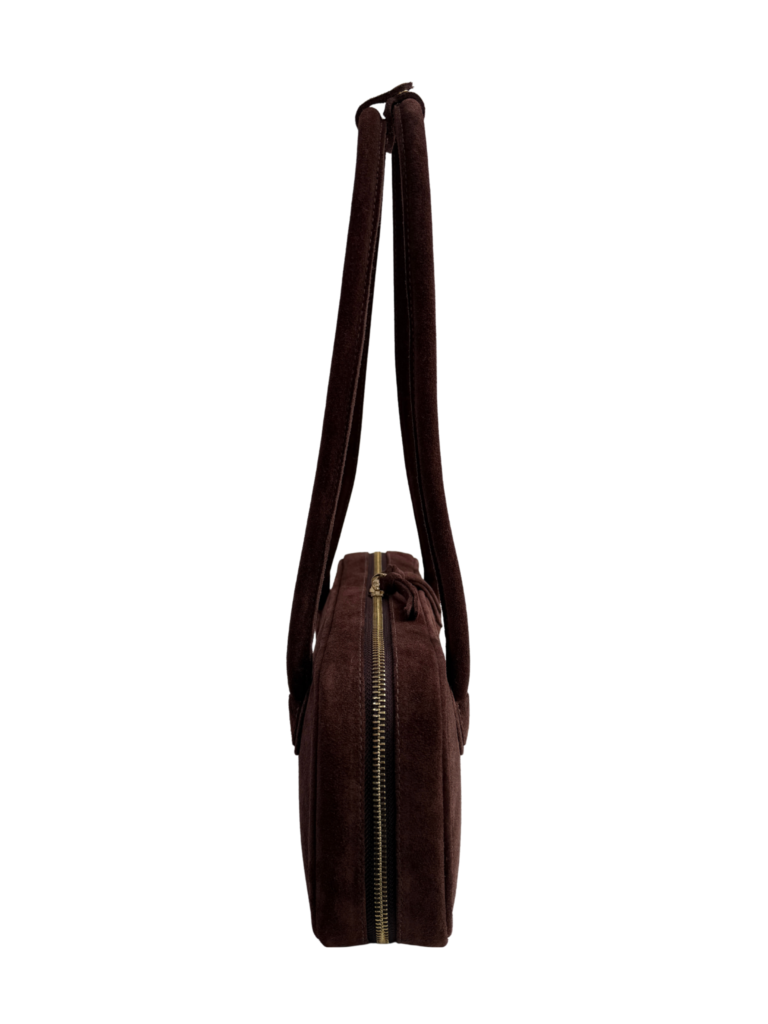 LENA BAUL BAG SUEDE CHOCOLATE