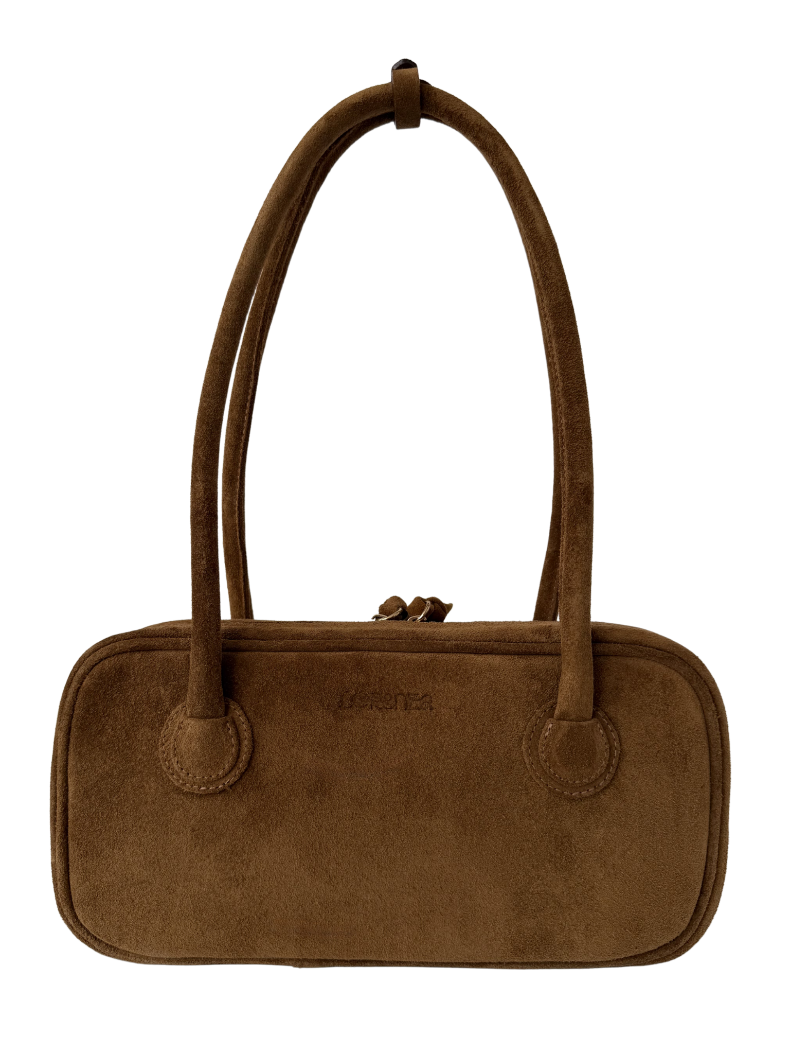 LENA BAUL BAG SUEDE CAPUCCINO
