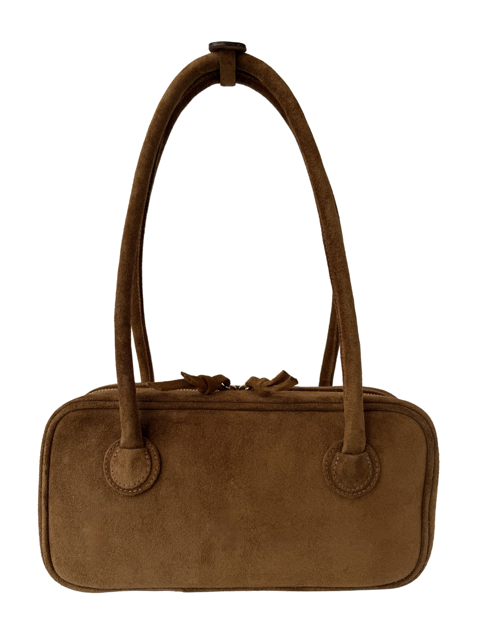 LENA BAUL BAG SUEDE CAPUCCINO