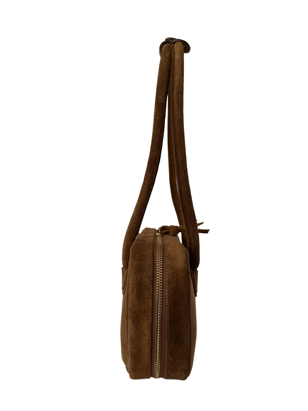 LENA BAUL BAG SUEDE CAPUCCINO