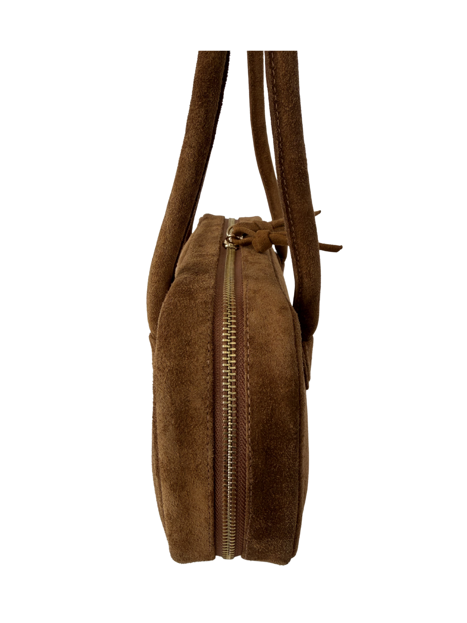 LENA BAUL BAG SUEDE CAPUCCINO