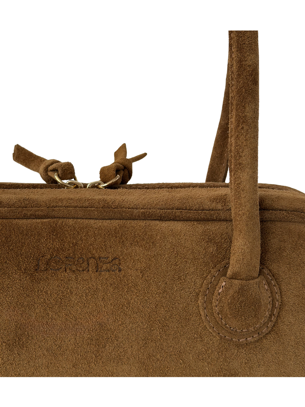 LENA BAUL BAG SUEDE CAPUCCINO