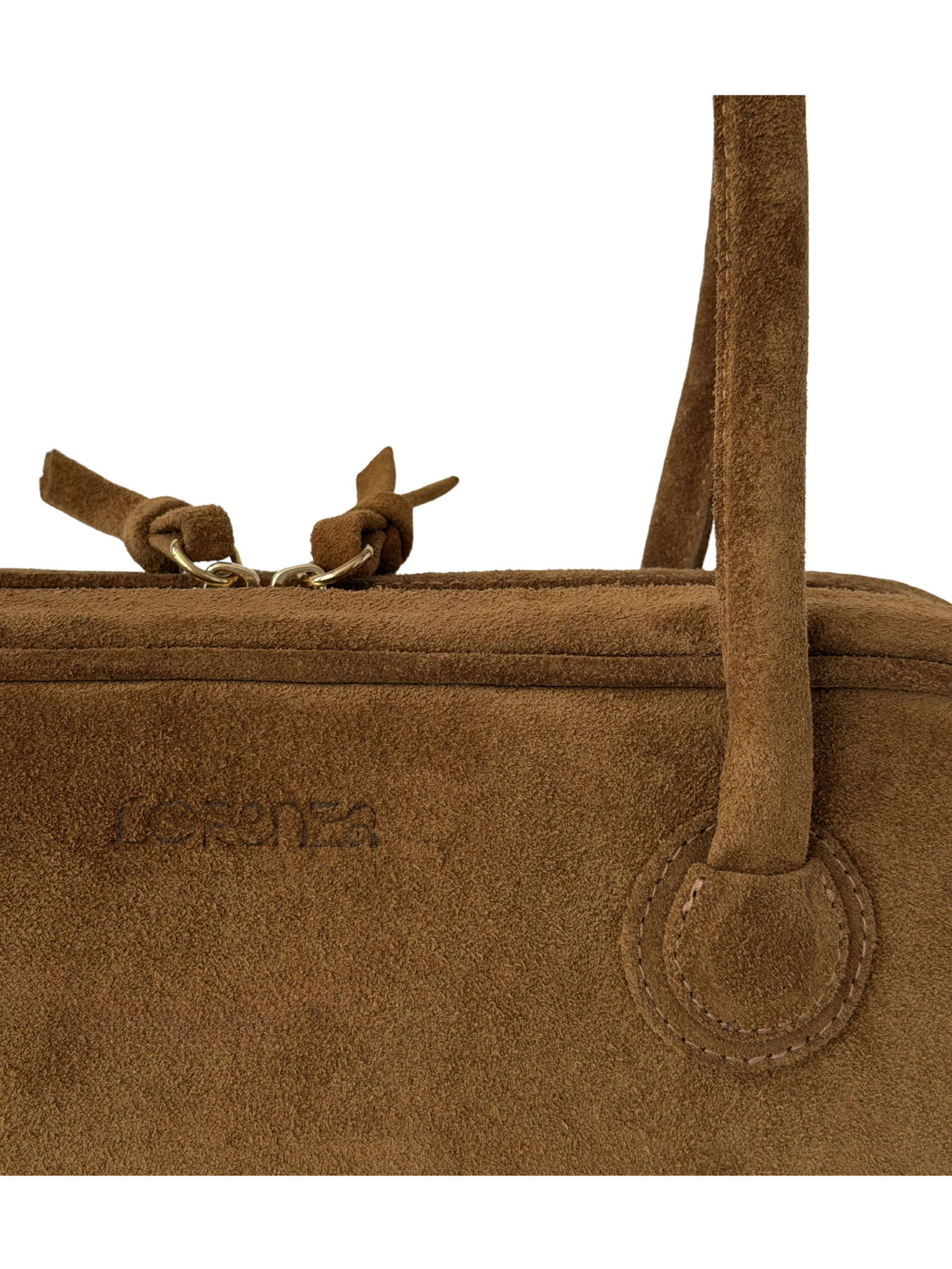LENA BAUL BAG SUEDE CAPUCCINO
