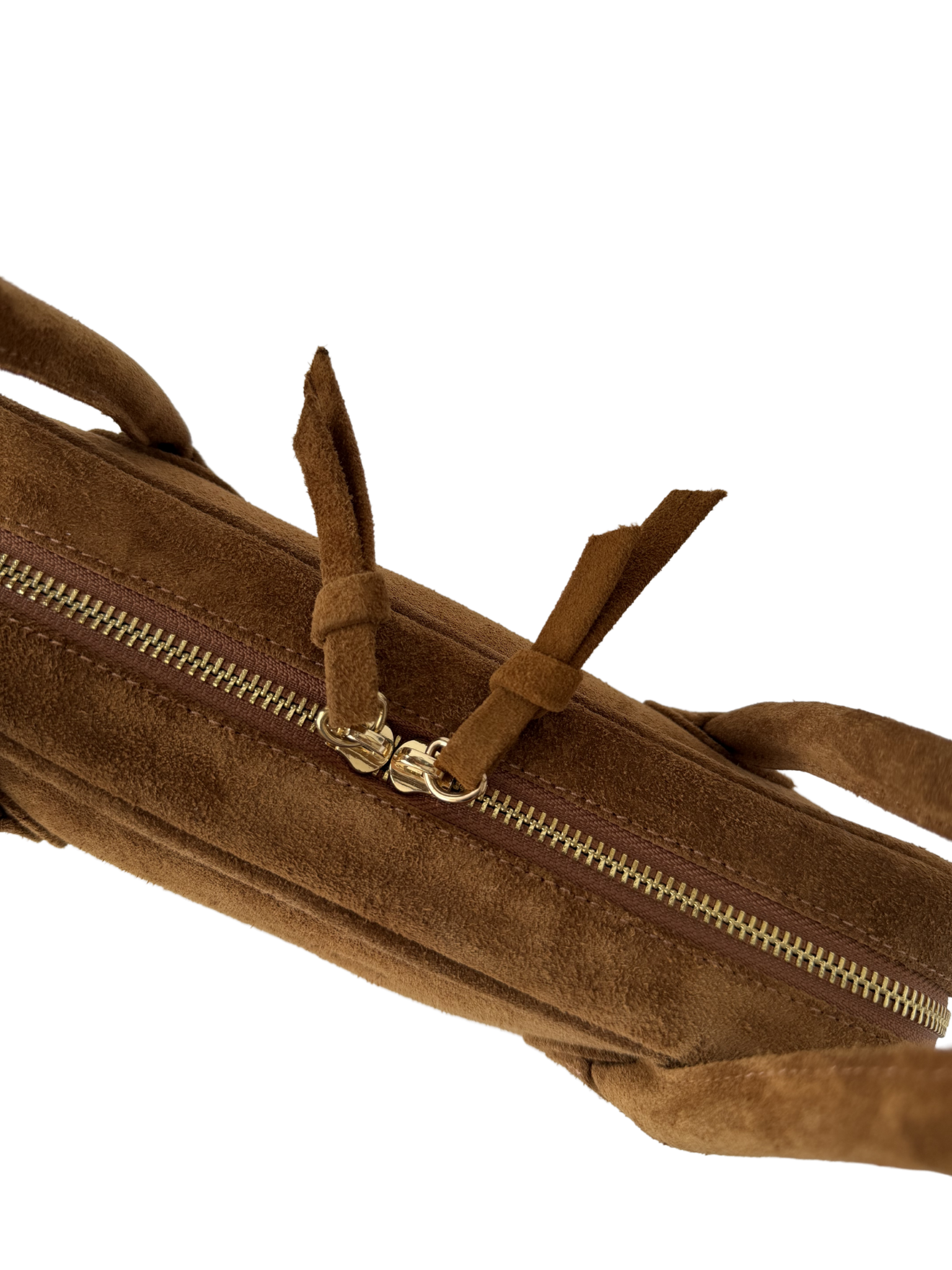 LENA BAUL BAG SUEDE CAPUCCINO