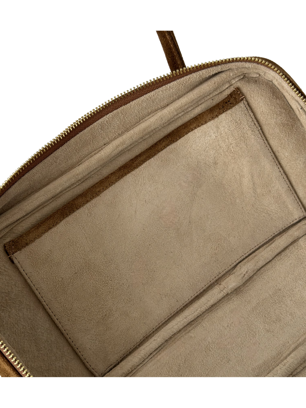 LENA BAUL BAG SUEDE CAPUCCINO